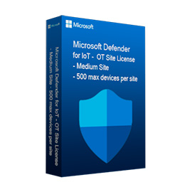 Microsoft Defender for IoT - OT Site License - Medium Site - 500 max devices per site