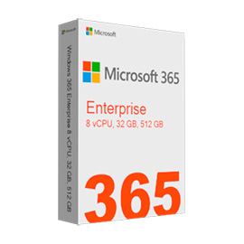 Windows 365 Enterprise 8 vCPU, 32 GB, 512 GB