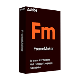 FrameMaker for teams ALL Windows Multi European Languages Team Licensing Subscription New FrameMaker for teams ALL Windows Multi European Languages Team Licensing Subscription New