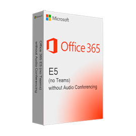 Office 365 E5 (no Teams) without Audio Conferencing - 1 Year