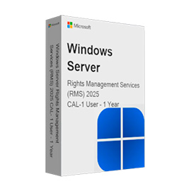 Windows Server Rights Management Services (RMS) 2025 CAL- 1 User - 1 Year