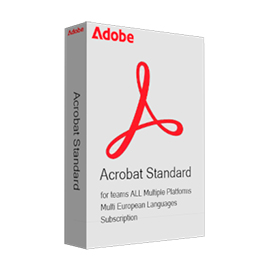 Acrobat Standard DC for teams ALL Windows Multi European Languages Team Licensing Subscription New