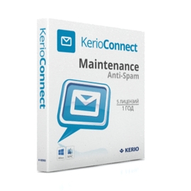 Kerio Connect Standard MAINTENANCE Anti-spam Extension, Additional 5 users MAINTENANCE