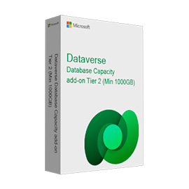 Dataverse Database Capacity add-on Tier 2 (Min 1000GB)